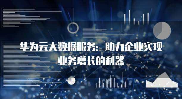 數(shù)據(jù)服務(wù)企業(yè)的核心支撐 數(shù)據(jù)處理與存儲支持服務(wù)